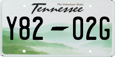 TN license plate Y8202G