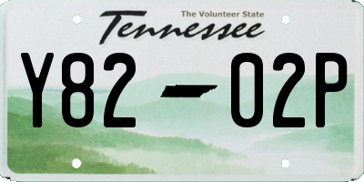 TN license plate Y8202P