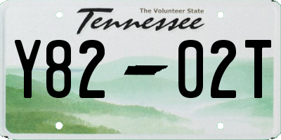 TN license plate Y8202T