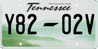 TN license plate Y8202V