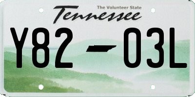 TN license plate Y8203L
