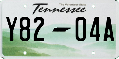 TN license plate Y8204A