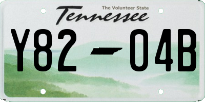 TN license plate Y8204B