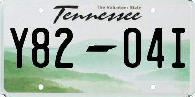 TN license plate Y8204I