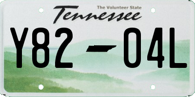 TN license plate Y8204L