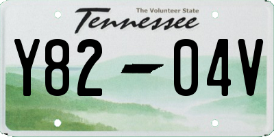 TN license plate Y8204V