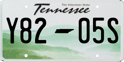 TN license plate Y8205S