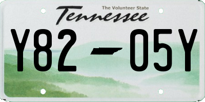 TN license plate Y8205Y