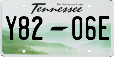 TN license plate Y8206E