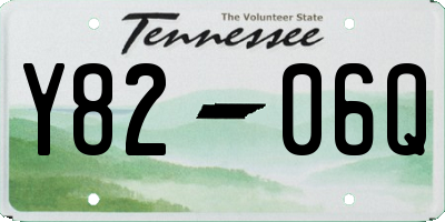TN license plate Y8206Q