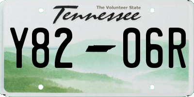 TN license plate Y8206R