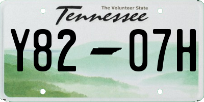 TN license plate Y8207H