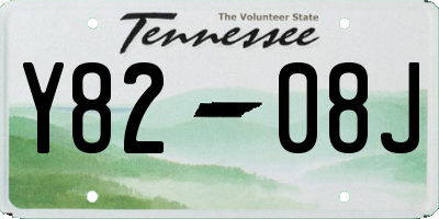 TN license plate Y8208J