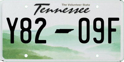 TN license plate Y8209F