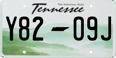 TN license plate Y8209J
