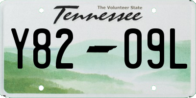 TN license plate Y8209L