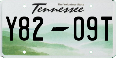 TN license plate Y8209T