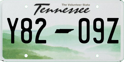 TN license plate Y8209Z