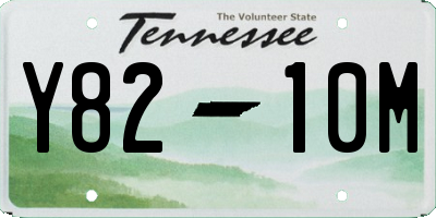 TN license plate Y8210M