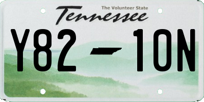 TN license plate Y8210N