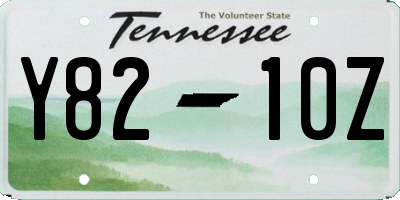 TN license plate Y8210Z