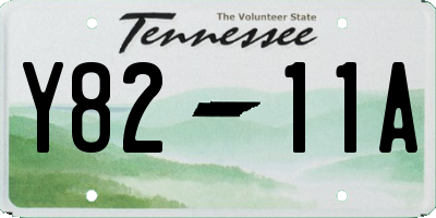 TN license plate Y8211A