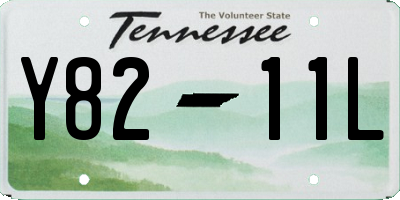 TN license plate Y8211L