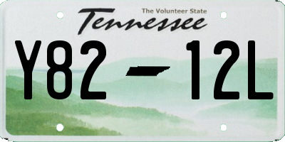 TN license plate Y8212L