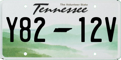 TN license plate Y8212V