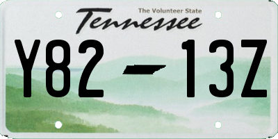 TN license plate Y8213Z