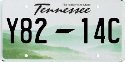 TN license plate Y8214C