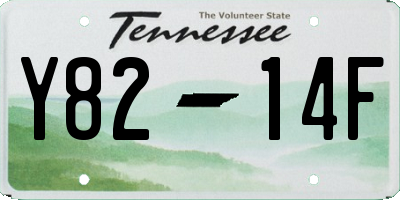 TN license plate Y8214F