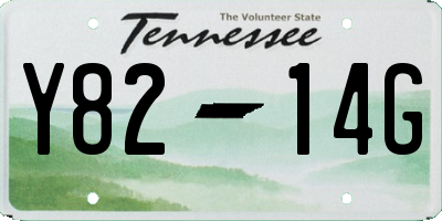 TN license plate Y8214G