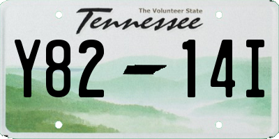 TN license plate Y8214I