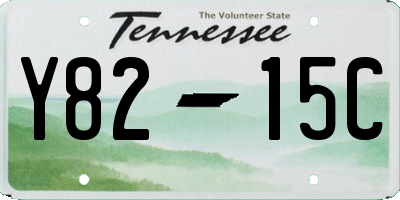 TN license plate Y8215C