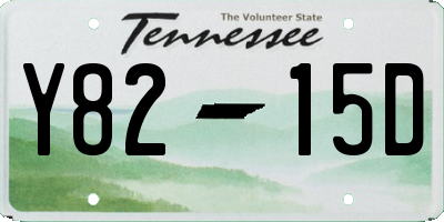 TN license plate Y8215D