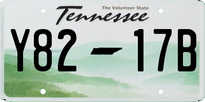 TN license plate Y8217B
