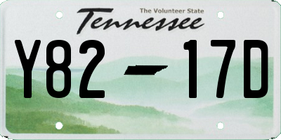 TN license plate Y8217D