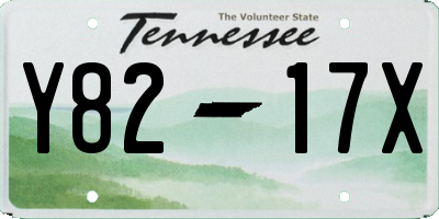 TN license plate Y8217X