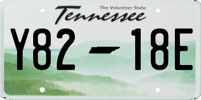 TN license plate Y8218E