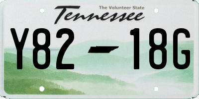 TN license plate Y8218G