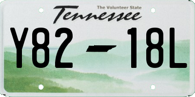 TN license plate Y8218L