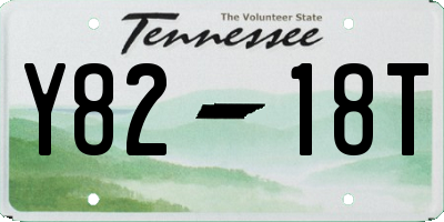 TN license plate Y8218T