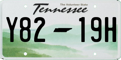 TN license plate Y8219H