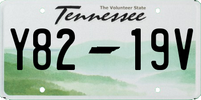 TN license plate Y8219V