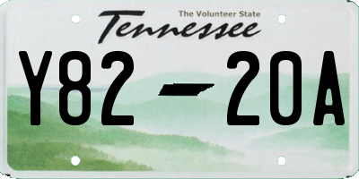 TN license plate Y8220A