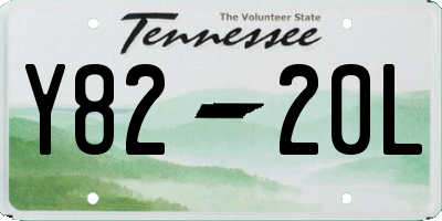 TN license plate Y8220L