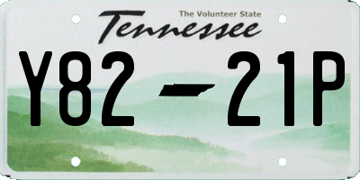 TN license plate Y8221P