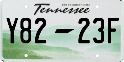 TN license plate Y8223F