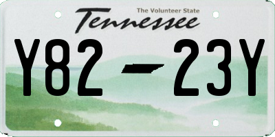 TN license plate Y8223Y